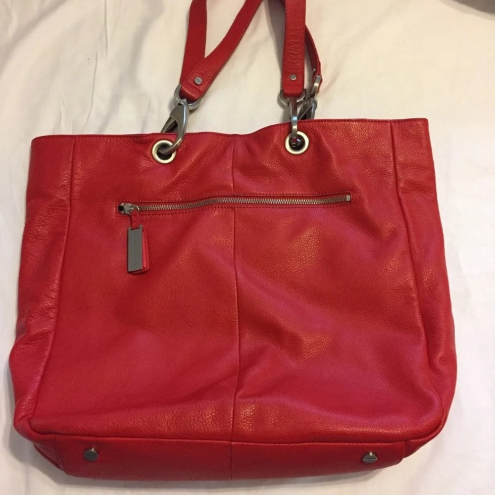 Kenneth Cole Leather Tote Bag - Picture 4 of 8